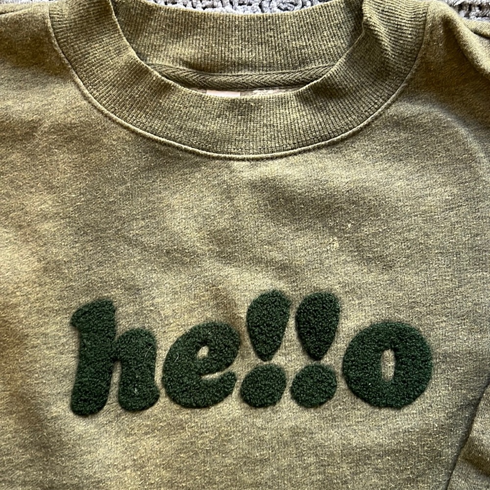 Old Navy hello! Sweatshirt Size L